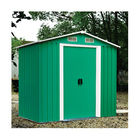 Galvanized Steel Apex Roof Garden Sheds , 6x8ft 8x10 Metal Storage Shed